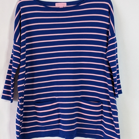 Lilly Pulitzer Oversized Striped Sweater sz xxs - Picture 3 of 8